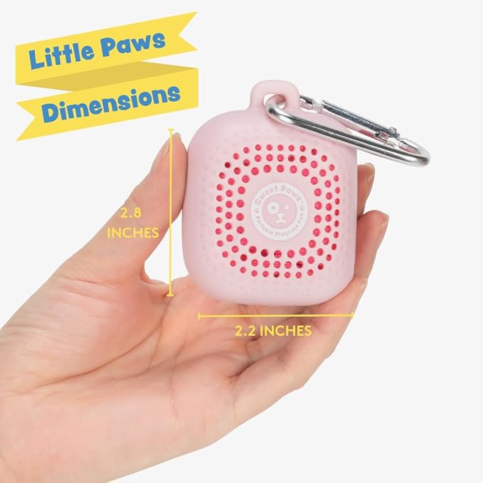 Sweet Paws Portable Dog Paw Towel, Lightweight & Super Absorbent Microfiber, Clips onto Leash, Quick Drying Towel for Dogs Paws with Silicone Case, Dry Dog’s Paws on The Go - Small - 3 Pieces Set