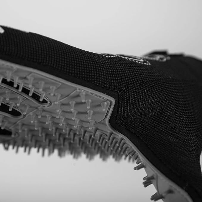Seibertron Patented P.G.M.G-1 Pet Hair Remover/Deshedding Grooming Gloves Seven Sizes Fit All Works for Dogs, Horses, Cats and Other Animals Short Fur(1-Pair) Adult Black M