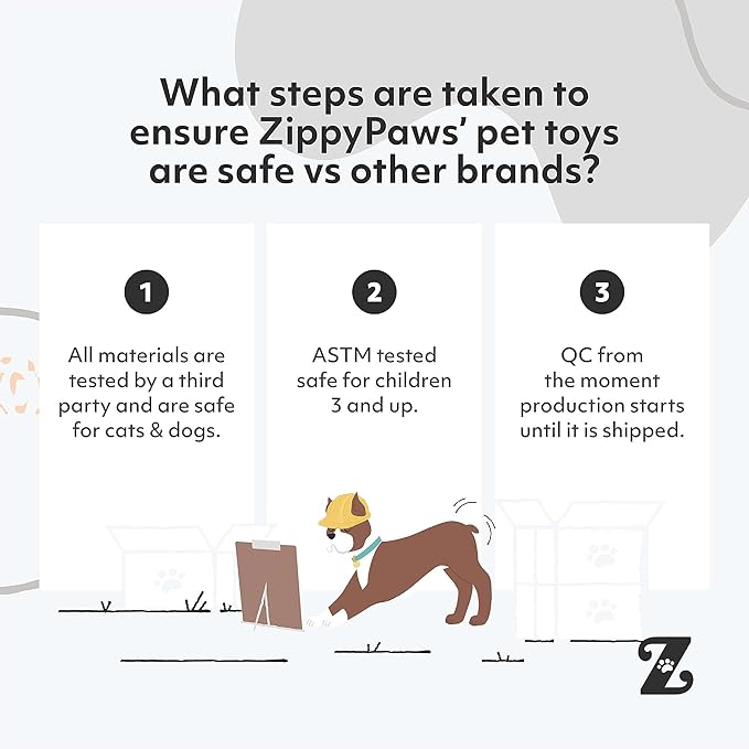 ZippyPaws Birthday Box - Dog Squeaky Toys to Keep Them Busy, Funny Food Plush for Small, Medium, & Large Dogs, Cute Stuffed Puppy Toy & Hat, Pet Products, Gift for Dogs of All Breeds - 3-Pack
