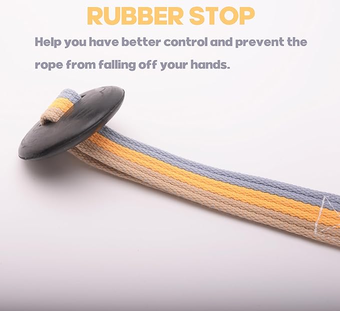 Cord Cotton Lunge Line with Rubber Stop,Equine Lunge Line for Horses with Swivel Bolt Snap,24 ft (Contrasting Colors, 24ft)