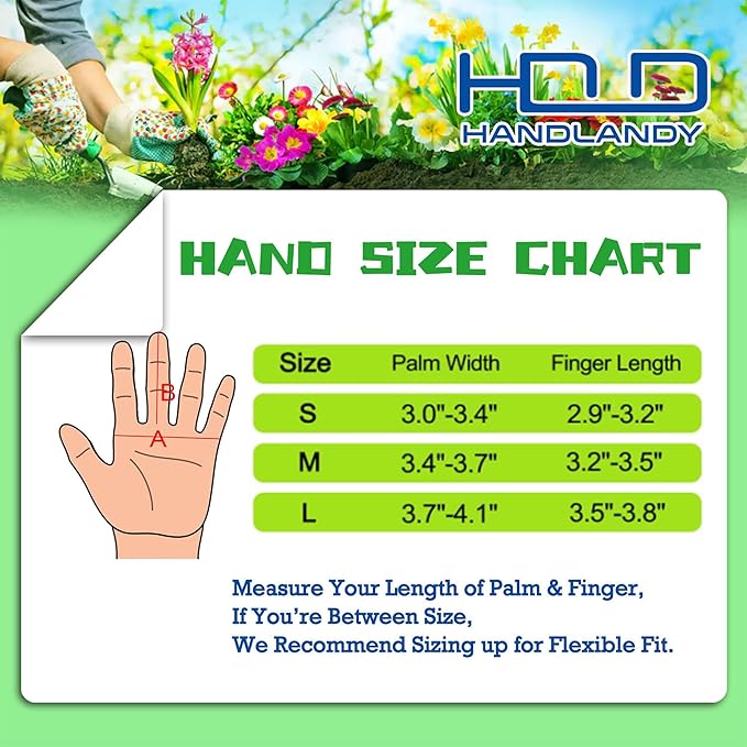 HANDLANDY Rose Pruning Gardening Gloves for Men Women, Thorn Proof Forearm Protection Leather Garden Gloves, Gardening Gifts for Gardeners (Beige- goatskin, Medium (Pack of 1))