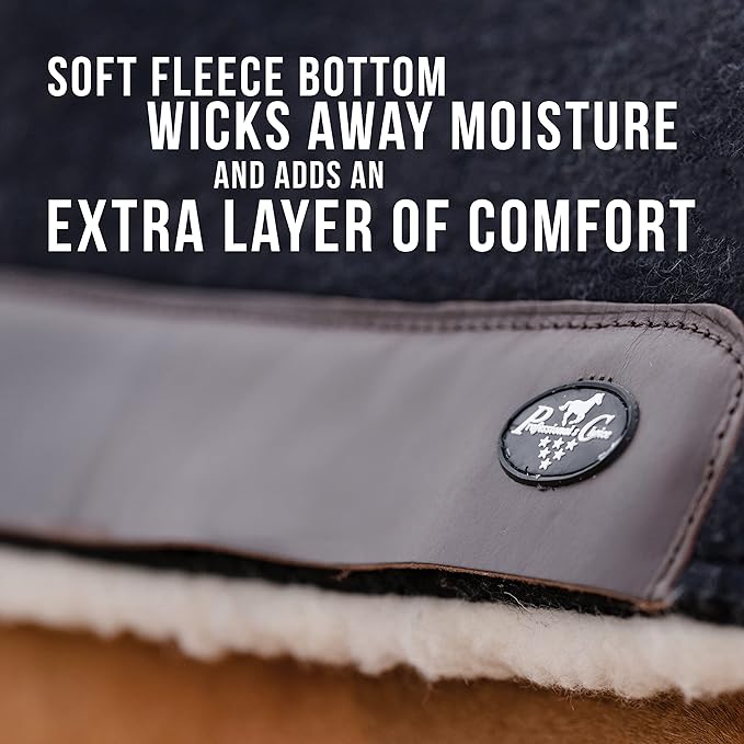 Professional's Choice 100% Steam-Pressed Wool Felt Saddle pad