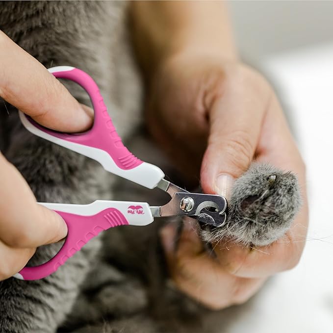 Mr. Pen Cat Nail Trimmer - Pink, Cat & Dog Nail Clippers, Kitten & Small Dog Claw Trimmer