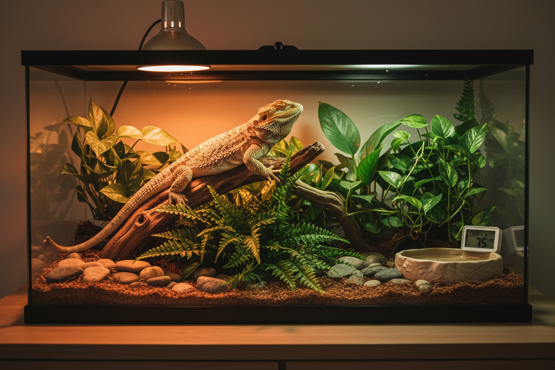The Complete Reptile Habitat Setup Guide: Lighting, Heat, and Humidity Done Right