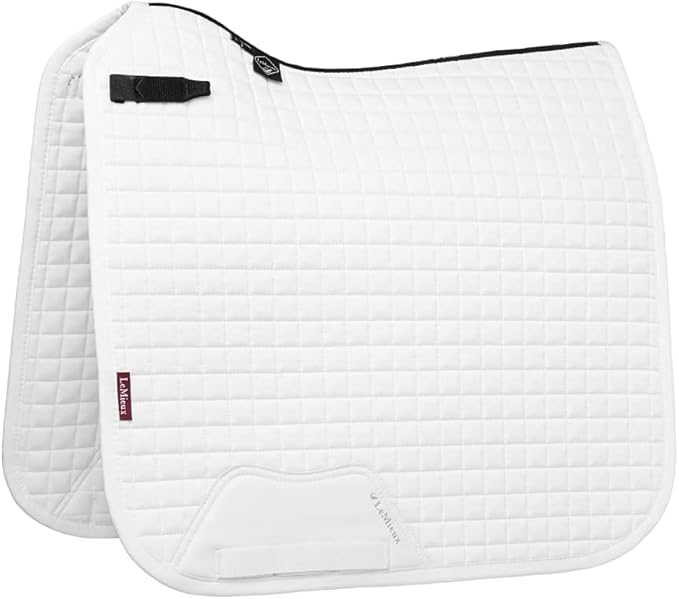 LeMieux Suede Dressage Square - English Saddle Pads for Horses - Equestrian Riding Equipment and Accessories