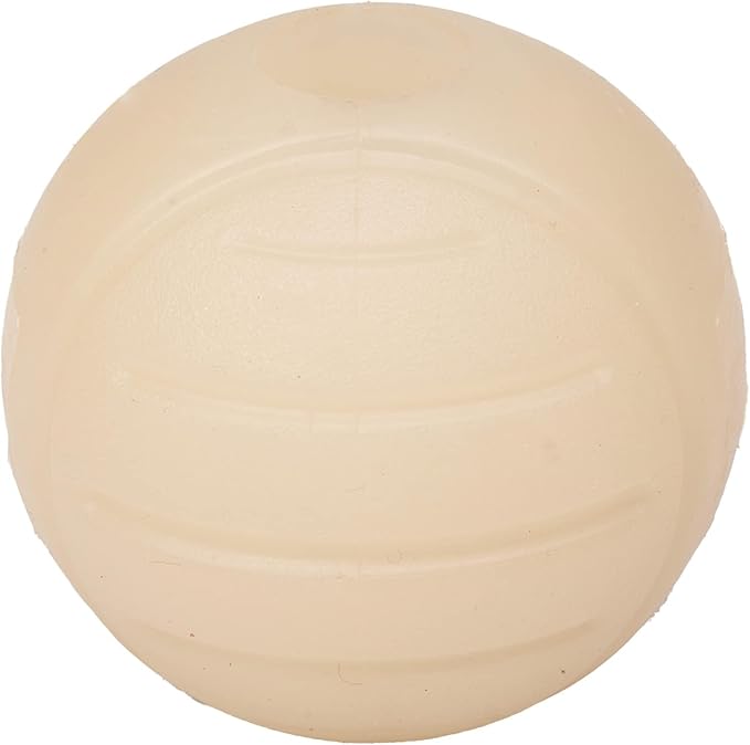 Amazon Basics Dog Toys, Interactive Assorted Rubber Balls, (Pack of 3), 2.5 inch, Blue, Beige, Orange