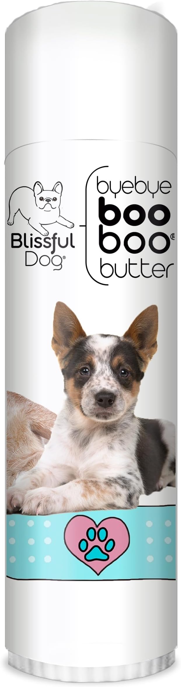 The Blissful Dog .50 oz Tube AUSTRAILIAN Cattle Dog Booboo Butter