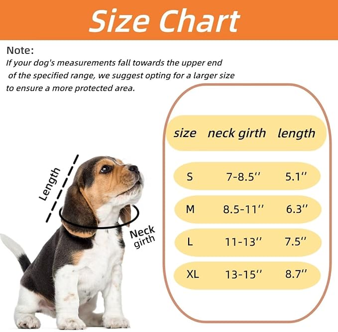 Soft Dog Cone Collar for Dogs After Surgery, Adjustable Dog Recovery Cone Collar for Medium Small Puppy Dogs and Cats to Stop Licking (Donut S)