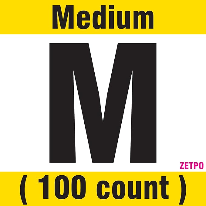 zetpo Cat Nail Caps | Cat Claw Covers | with Adhesives and Applicators (M, 5X Glitter Random Colors | 100 pcs)