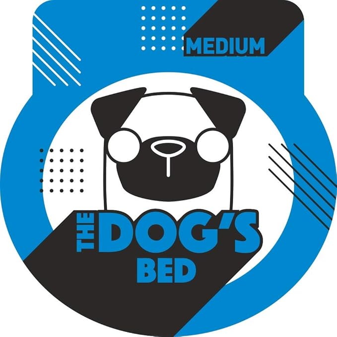 The Dog’s Bed Medium Oxford Grey 30x23.5, Memory Foam, Pain Relief: Arthritis, Hip & Elbow Dysplasia, Post Surgery, Lameness, Supportive, Calming, Waterproof Washable Cover, Veterinary Approved
