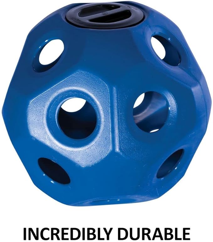 Schneiders Slow Feed Hay Ball Feeder for Horses | Color Red Horse Stable Companion | Slow Feed Consumption | Boredom Buster | Durable Polyethylene