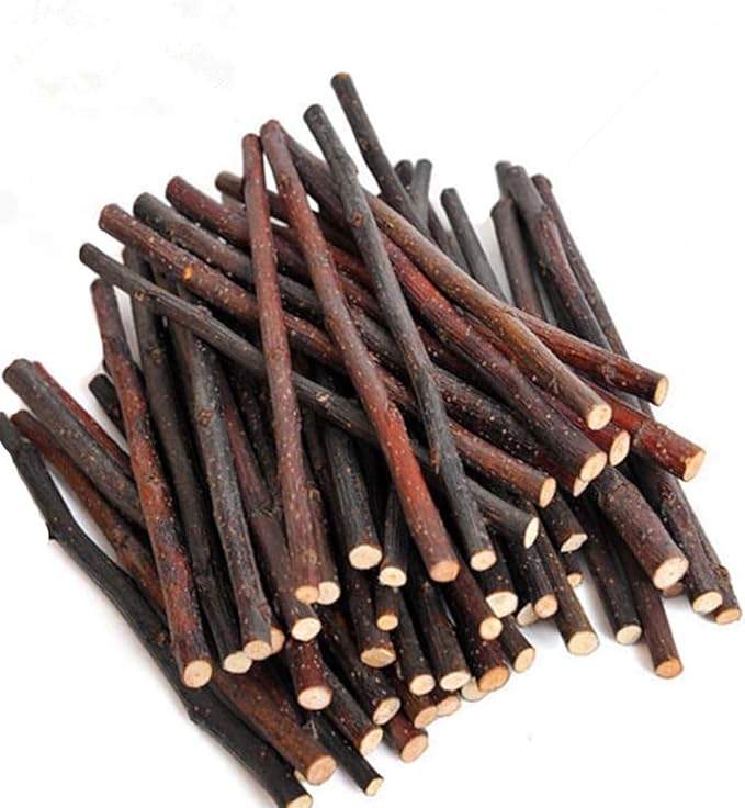 500g Apple Sticks Small Animals Molar Wood Toys for Rabbits Chinchillas Guinea Pig Hamster Gerbil Bunny and Small Animal Chew Stick Toys