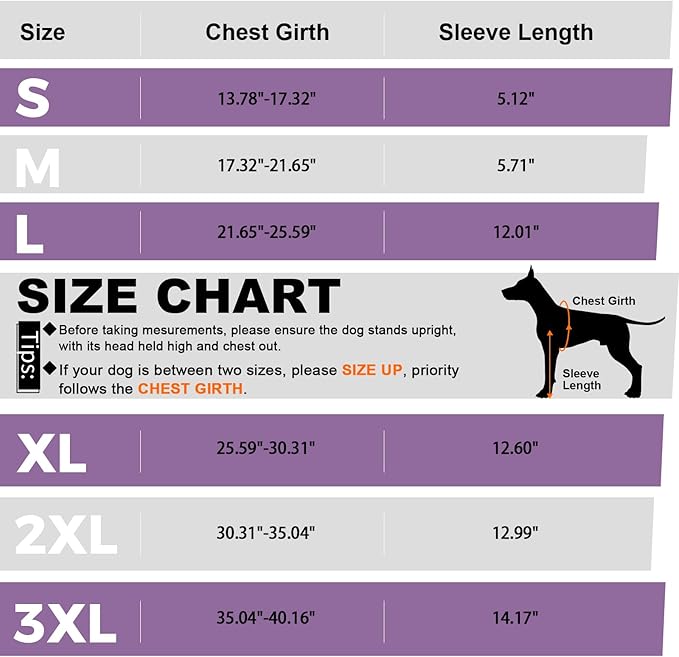 IDOMIK Dog Recovery Suit, Dog Surgery Recovery Suit Front Legs, Comfy Joint Leg Sleeves After Surgery, Elbow Braces Protector for Leg Injuries & Joint Pain, Cone Collar Alternatives,Purple,3XL