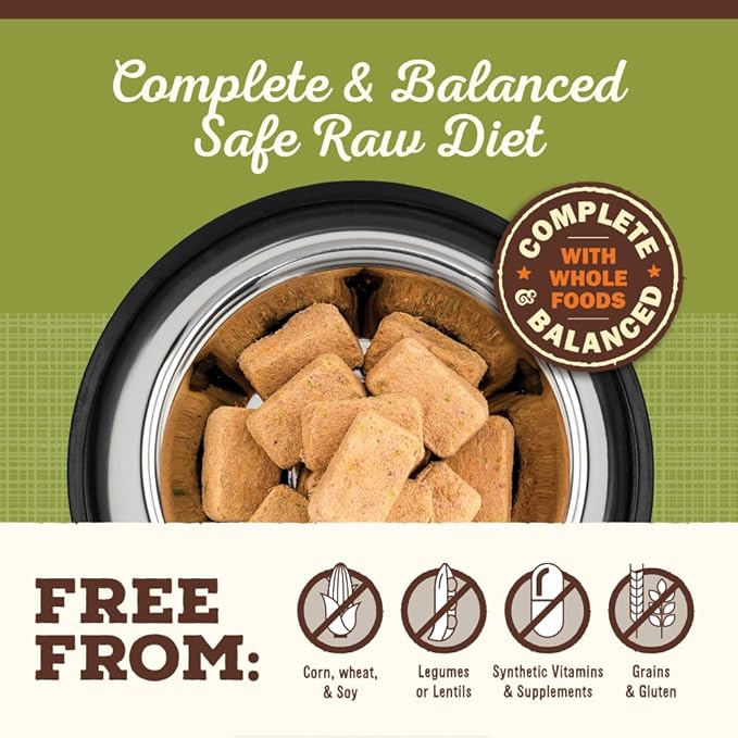 Primal Freeze Dried Raw Dog Food Nuggets, Lamb, Complete & Balanced Meal, Also Use as Topper or Treat, Premium, Healthy, Grain Free, High Protein Raw Dog Food, 14 oz (Pack of 4)