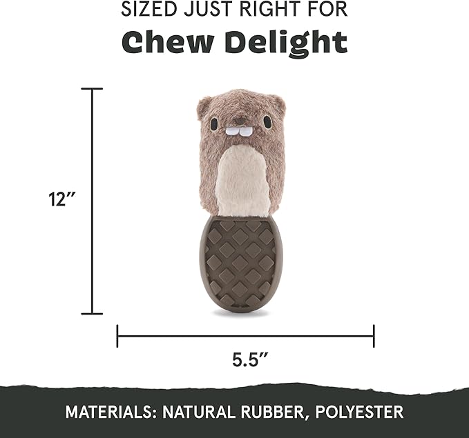Barkbox Buck Wild Super Chewer Dog Toy for Medium to Large Dogs, Perfect for Dogs Who Love Gnawing, Shredding and Tough Playtime Fun