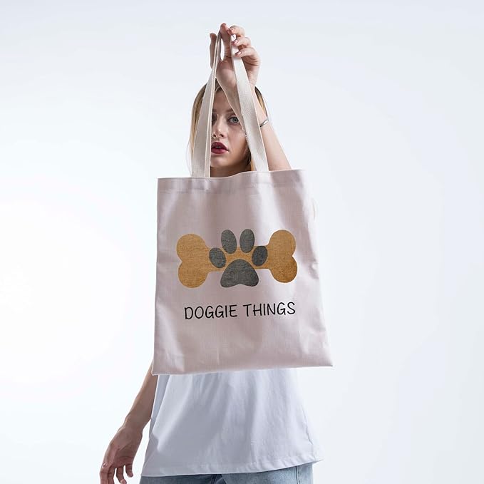 FOTAP Dog Owner Shopping Tote - Dog Park Bag and Doggie Gift