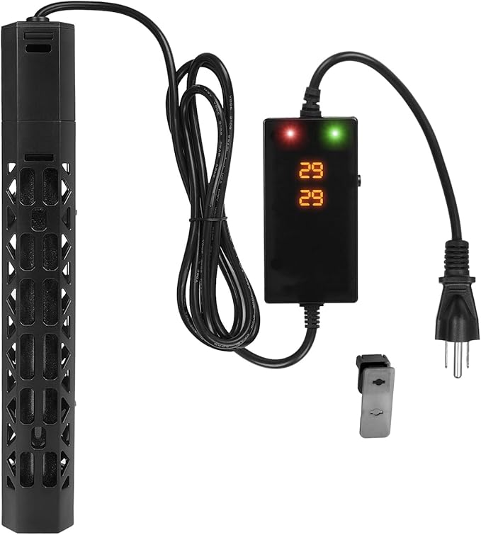 1000w Aquarium Heater, Submersible Fish Tank Heater,Intelligent Frequency Conversion with Over-Temperature Protection and Automatic Power-Off When Leaving Water for