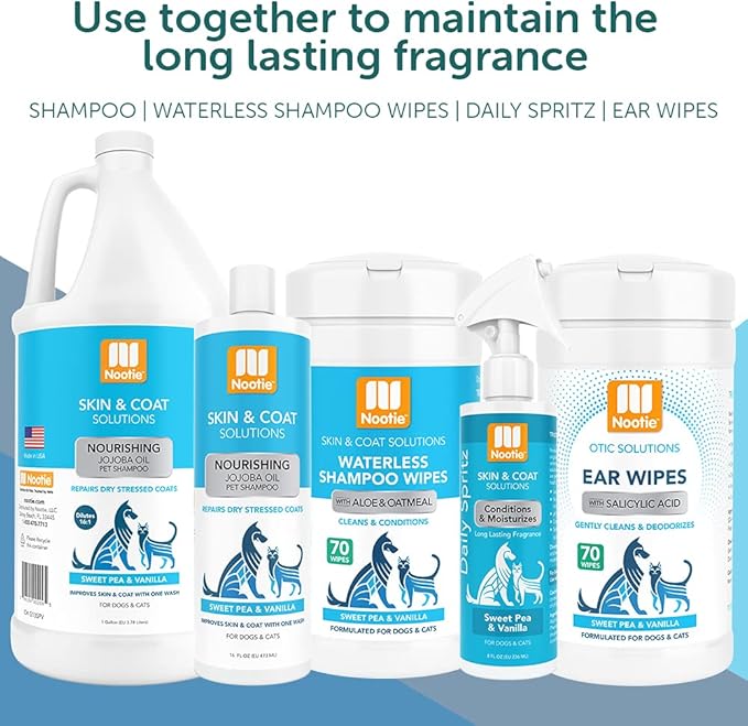 Nootie Sweet Pea and Vanilla Shampoo Gallon