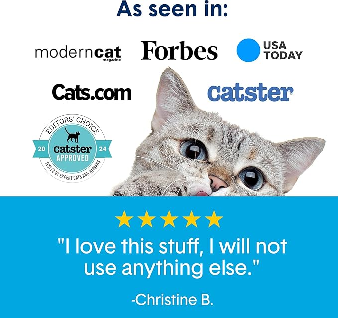 Boxie® Unscented 30 Day Odour Control Clumping Clay Cat & Kitty Litter 28 lb, 99.9% Dust-Free, Hard Flat Top® Clumps, No Fragrances No Fillers, Long-Lasting, Easy to Scoop