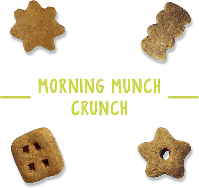 Purina Friskies Party Mix Cat Treats, Morning Munch Crunch with Egg, Bacon & Cheese Flavors, Crunchy & Bite-Sized Cat Treats, 2.1 OZ Pouch (Pack of 3)