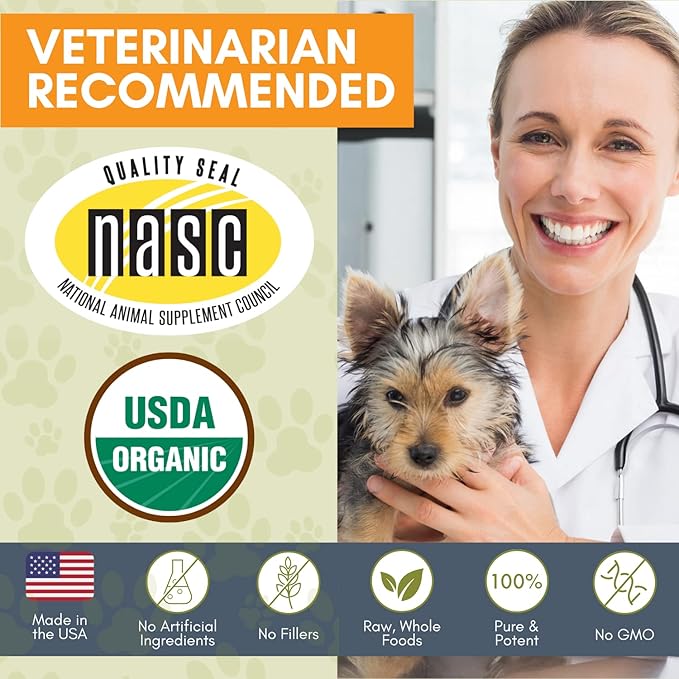 Wholistic Pet Organics Pet Shampoo Concentrate: Heavenly Herbal Organic Dog Shampoo and Conditioner - All Natural Puppy and Cat Shampoo for Dry, Itchy Skin, Allergies, Dandruff Shampoo