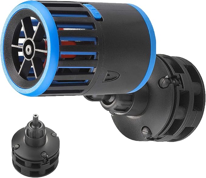Carefree Fish Magnetic Aquarium Wave Maker 10W 1900Gph for 20~120Gal Fish Tank Quiet and Strong Powerhead Submersible Water Circulation Pump for Freshwater and Saltwater