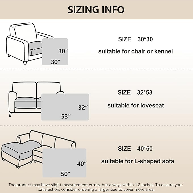 gogobunny 100% Double-Sided Waterproof Dog Bed Cover Pet Blanket Sofa Couch Furniture Protector for Puppy Large Dog Cat, Reversible (32x53 Inch (Pack of 1), Dark Grey/Light Grey)