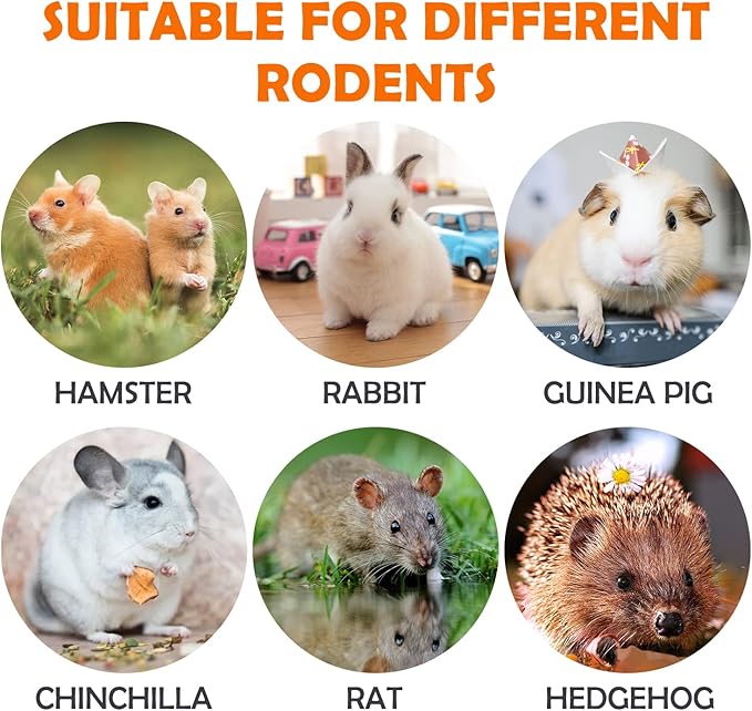 Sofier Timothy Hay Treats Rabbit Toys Bunny Toys Guinea Pig Hamster Natural Chews for Teeth Handmade Rabbit Chews and Treats Chinchilla Rat Gerbil