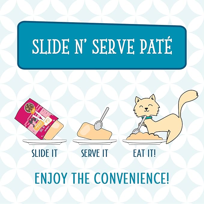 Weruva Cats in The Kitchen Slide N' Serve The Brat Pack Variety Cat Food Pouches 3 Ounce (Pack of 12)