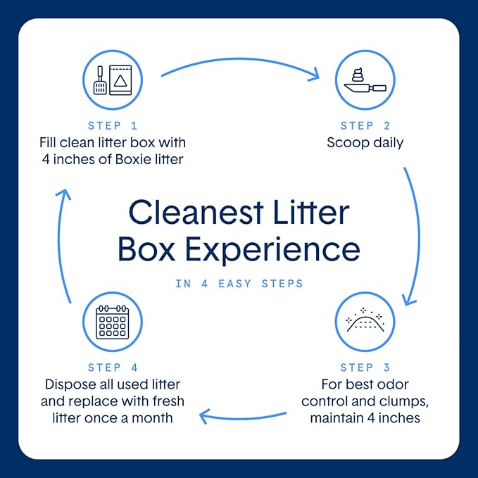 Boxie® Extra Strength Cat Litter, Lightweight 35-Day Odor Control, Clumping, 6.5lb
