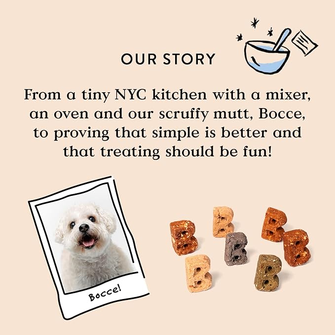 Bocce's Bakery Dailies Brushy Sticks to Support Oral Health & Fresh Breath, Wheat-Free Dental Bars for Dogs, Made with Real Ingredients, Baked in The USA, All-Natural Coconut & Mint, Medium Dogs