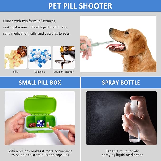 Dog First Aid Kit - Pet First Aid Kit for Dogs and Cats Pet First Aid Supplies for Car Traveling Home