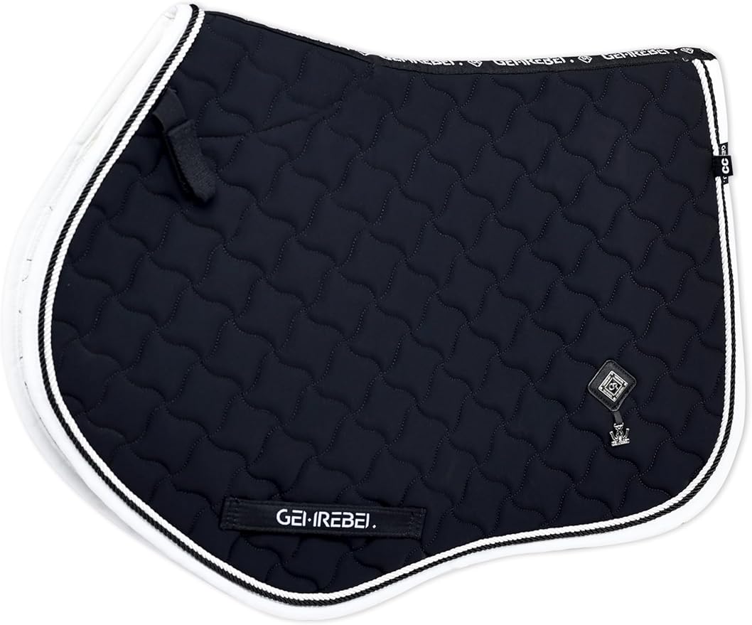 Close Contact Non-Slip Design Horse Riding Pad Moisture-Wicking Shock Absorbing English Saddle Pad for Horses