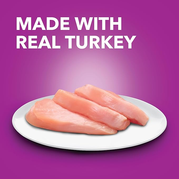 IAMS Perfect Portions Sensitive Digestion & Skin Adult Wet Cat Food Pate, Turkey Recipe, 2.6 oz. Easy Peel Twin-Pack Trays (24 Count, 48 Servings)
