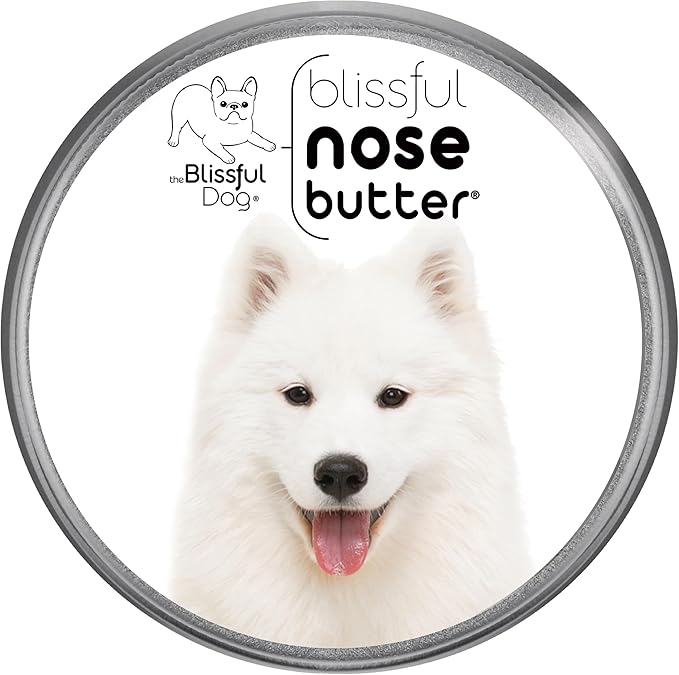 The Blissful Dog Samoyed Unscented Nose Butter - Dog Nose Butter, 4 Ounce