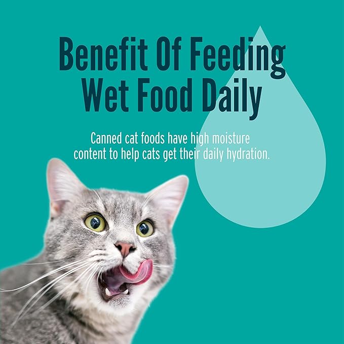 A Strong Heart Canned Wet Cat Food, Chicken & Tuna Dinner Paté - 5.5 oz Cans (Pack of 24), Made in The USA with Real Chicken & Tuna