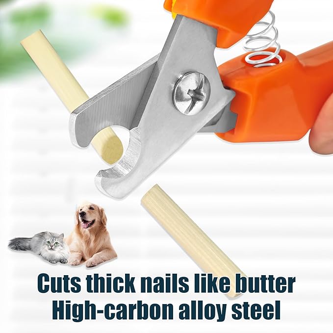 Dog Nail Clippers 767C – Heavy Duty Nail Trimmers for Large & Small Breeds, Easy-to-Use Pet Clippers for Thick Nails, Dog Toenail Clippers for Large Dogs