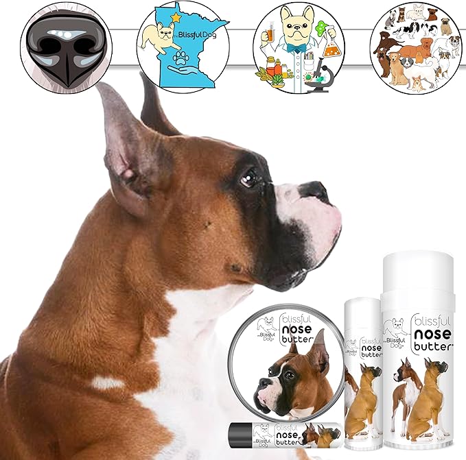 The Blissful Dog Show Boxer Unscented Nose Butter, 4-Ounce