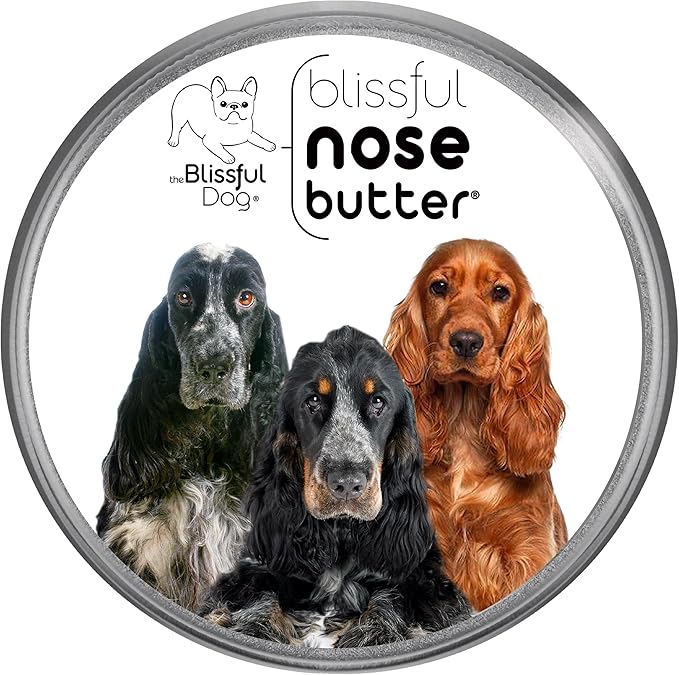 The Blissful Dog English Cocker Spaniel Unscented Nose Butter - Dog Nose Butter, 2-Ounce
