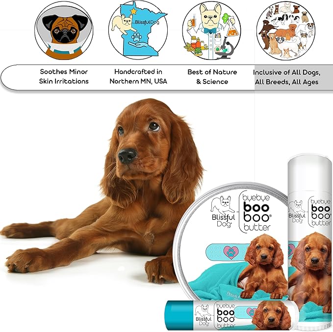 The Blissful Dog Irish Setter Boo Boo Butter, 1 Ounce