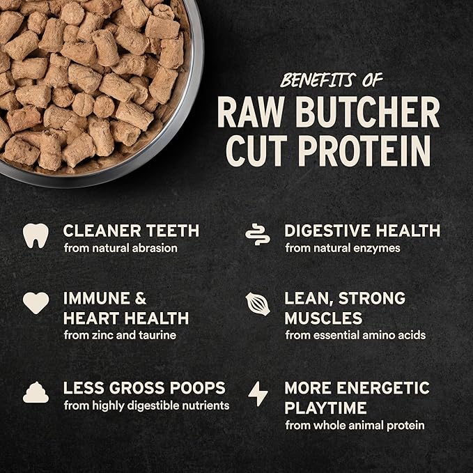 Vital Essentials Freeze-Dried Raw Chicken Meal or Mixer Cat Food Soft Nibs | 99% Chicken, Organs & Bone | 12 oz