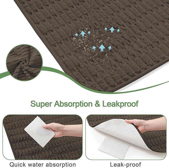 Washable Pee Pads for Dogs, 2 Pack Reusable Puppy Pads Dog Pads, Non-Slip Dog Pee Pads, Leakproof Pet Pee Pads Wee Wee Pads for Dogs. (Coffee, 36"x40"(Pack of 2))