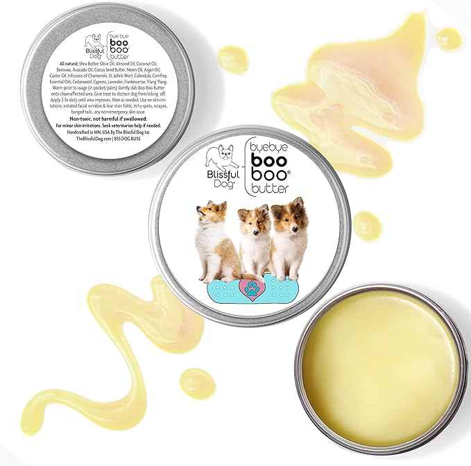 The Blissful Dog 8 oz TIN Shetland Sheepdog Booboo Butter