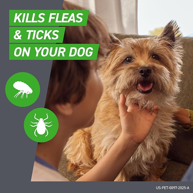 FRONTLINE Plus Flea and Tick Treatment for Large Dogs Up to 45 to 88 lbs. 8 Treatments