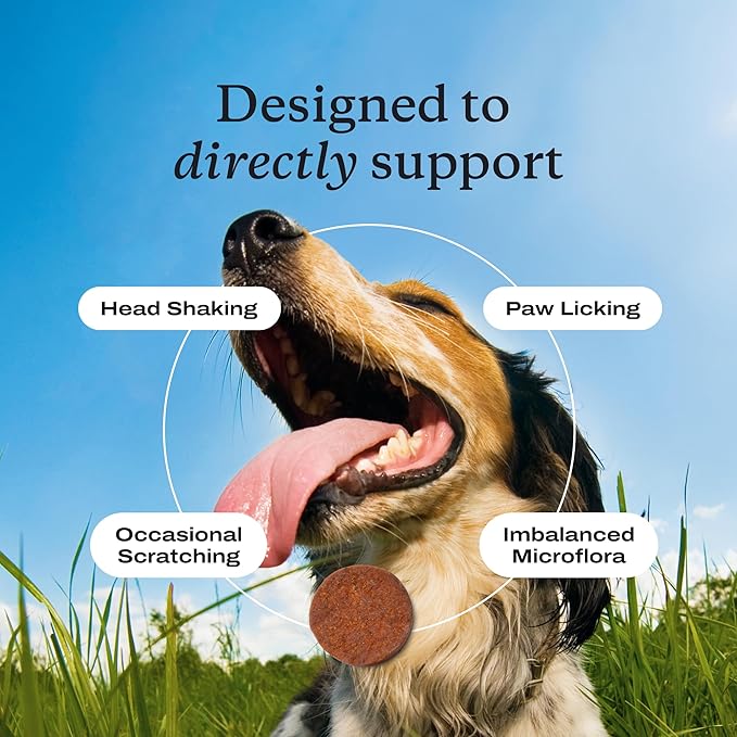 PetLab Co. Allergy & Immune Probiotics for Dogs, Support Seasonal Allergies, Gut & Digestive Health - Pork Flavor - 30 Soft Chews - Packaging May Vary