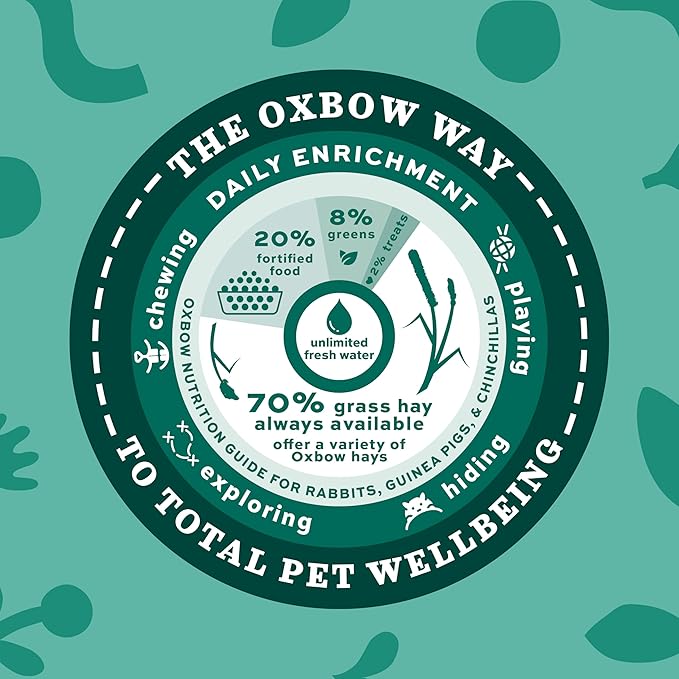 Oxbow Essentials Guinea Pig Food, Young, Made Alfalfa Hay for Guinea Pig, Pet Food Pellets with Vitamin C, Small Animal Pet Products, Made in USA, High Fiber, 10 lb. Bag
