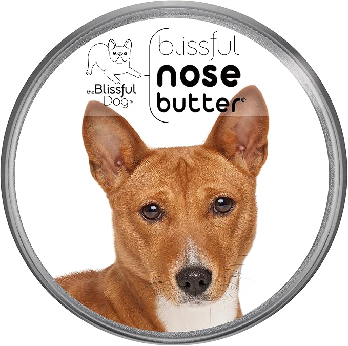 The Blissful Dog Basenji Unscented Nose Butter - Dog Nose Butter, 1 Ounce