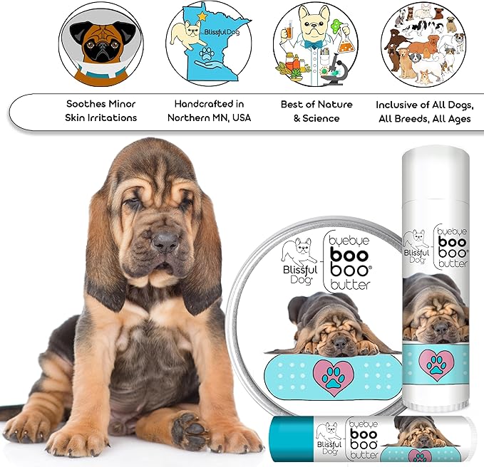 The Blissful Dog 4 oz TIN Bloodhound Booboo Butter
