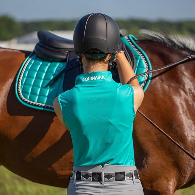 Equinavia Skylar Horse Riding Helmet – Lightweight Equestrian Helmet with Airflow Vents, Adjustable Dial & Removable Liner, ASTM F1163-23/SEI Certified
