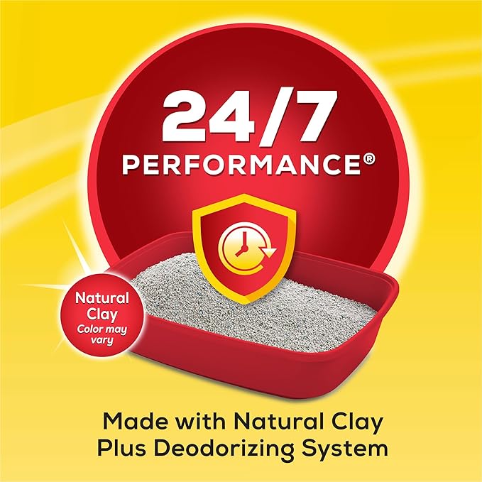 Purina Tidy Cats Clumping Cat Litter, 24/7 Performance Multi Cat Litter - 38 lb. Box
